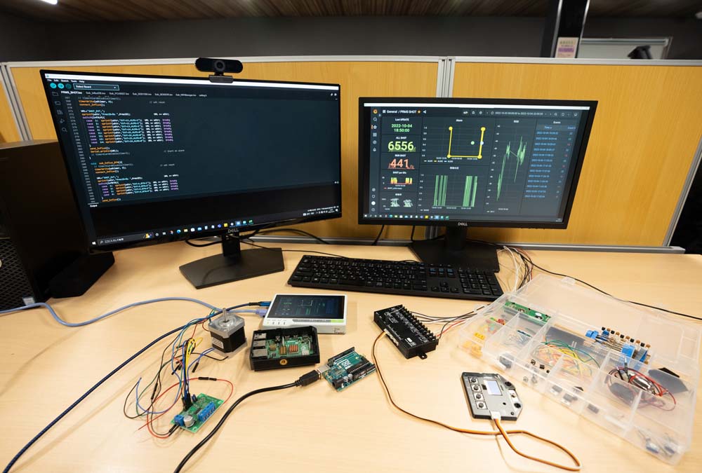 In-house developed IoT system